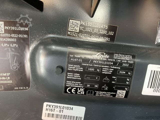 Treibgasstapler Linde H16T-01