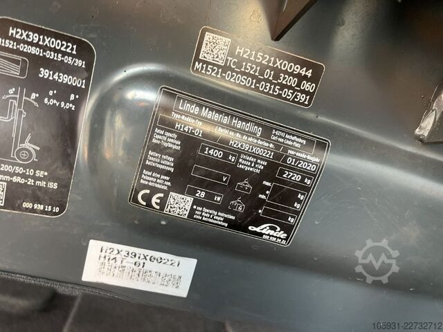 LPG Forklifts Linde H14T-01