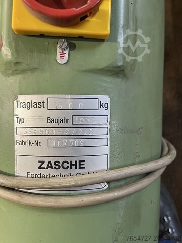 Säulenschwenkkran mit Kettenzug Säulenschwenkkran GSX 500-2/2, 8