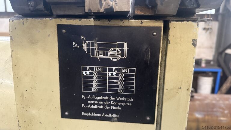 Plandrehmaschine WMW Zerbst DP1 / S3 x 3500
