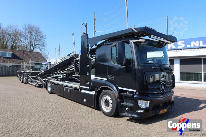 Autotransporter Mercedes-Benz Actros 1840 4x2 Groenewold auto-transporter, 9 ...