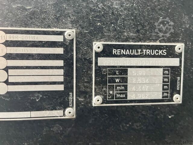 Standard-SZM Renault T460 RETARDER, 2X FUEL TANK. Top staat!