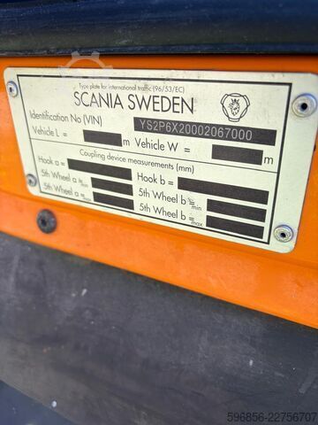 Standard tractor unit SCANIA P320 6x2 śmieciarka Zoeller 2011