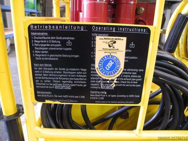 Hydraulic rescue set WEBER E45L SP30LS S180
