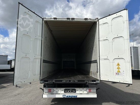 Box semitrailer KRONE SE/DA03 DRYLINER 3-ACHS KOFFERAUFLIEGER