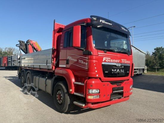 Three-sided tipper truck MAN TGS 26.440 6X4 HYDRO 2-SEITENKIPPER,  PALFINGER PK 22002-EH BJ 2018!!!