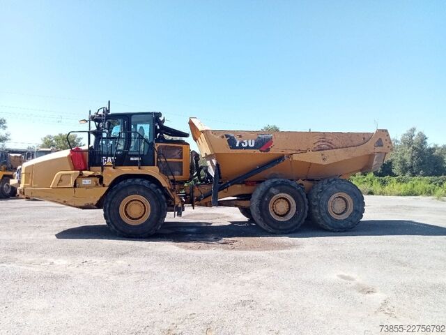 Knickgelenkter Muldenkipper Caterpillar 730