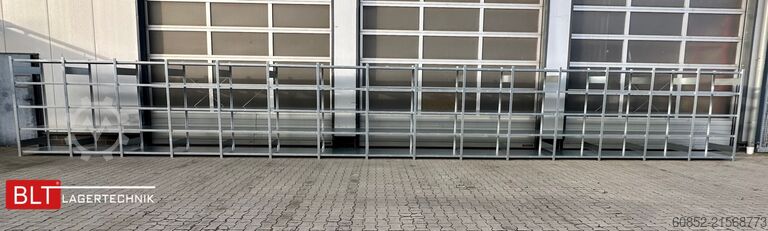 Steckregal ca. 15,06 lfm. Fachbodenregal META H: 200 cm , T: 60 cm , 150 kg pro Ebene