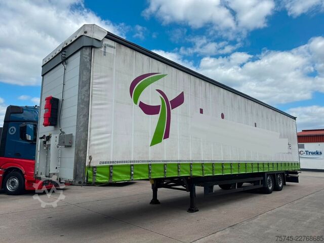 Open semitrailer with tarp SCHMITZ CARGOBULL SCS 18/L *PR+PL * VARIOS-SYSTEM * MEGA *