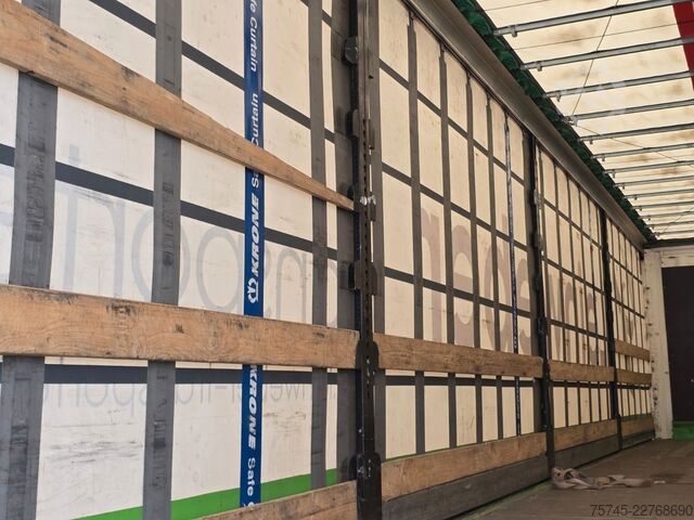 Open semitrailer with tarp KRONE SD * 3X VORHANDEN* SAFETY ROOF * BPW * LIFT *