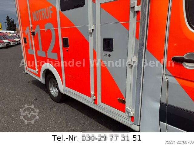 Fire truck MERCEDES-BENZ Sprinter 516 CDI RTW WAS Koffer Fahrtrage+Sessel