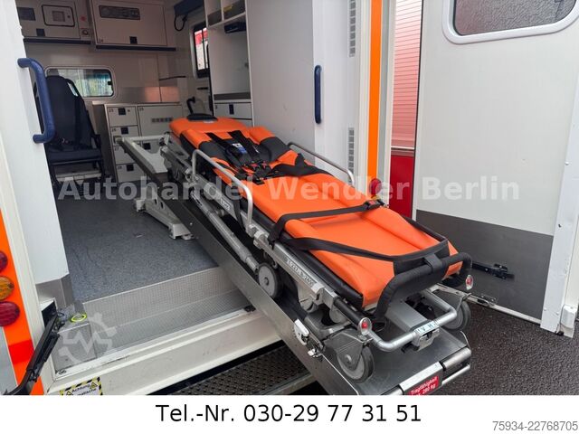 Fire truck MERCEDES-BENZ Sprinter 516 CDI RTW WAS Koffer Fahrtrage+Sessel