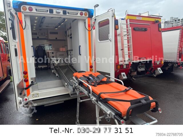 Fire truck MERCEDES-BENZ Sprinter 516 CDI RTW WAS Koffer Fahrtrage+Sessel