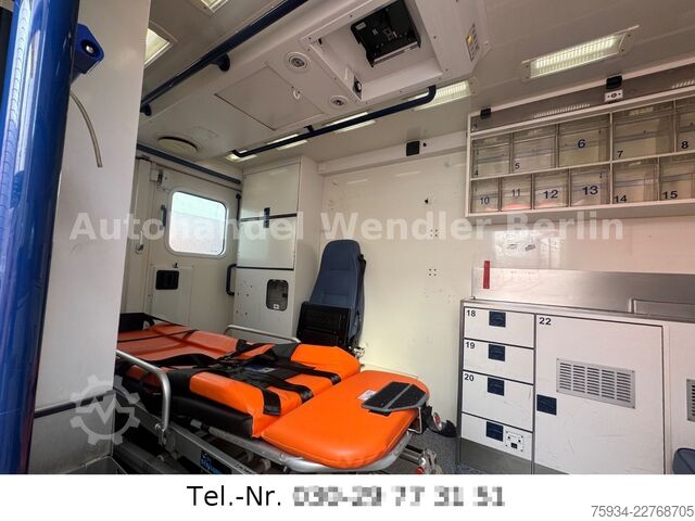 Fire truck MERCEDES-BENZ Sprinter 516 CDI RTW WAS Koffer Fahrtrage+Sessel