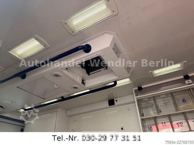 Fire truck MERCEDES-BENZ Sprinter 516 CDI RTW WAS Koffer Fahrtrage+Sessel