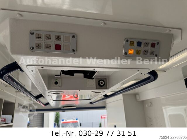Fire truck MERCEDES-BENZ Sprinter 516 CDI RTW WAS Koffer Fahrtrage+Sessel