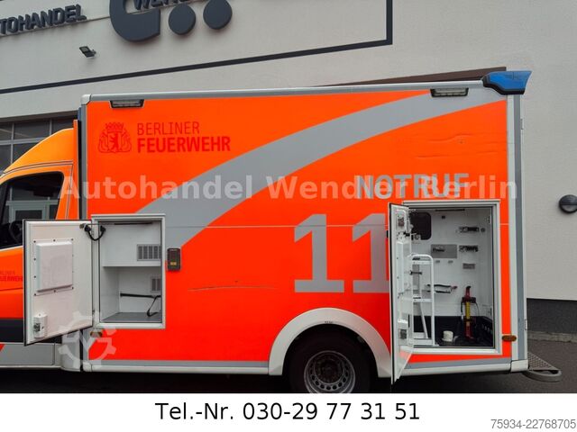 Fire truck MERCEDES-BENZ Sprinter 516 CDI RTW WAS Koffer Fahrtrage+Sessel