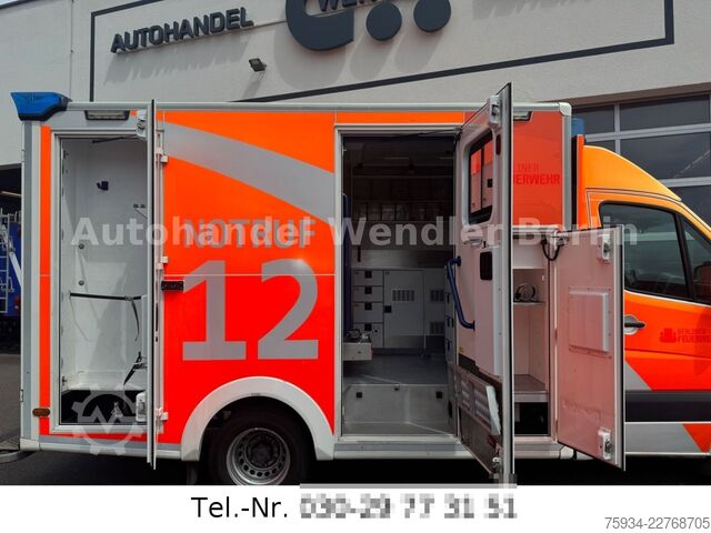 Fire truck MERCEDES-BENZ Sprinter 516 CDI RTW WAS Koffer Fahrtrage+Sessel