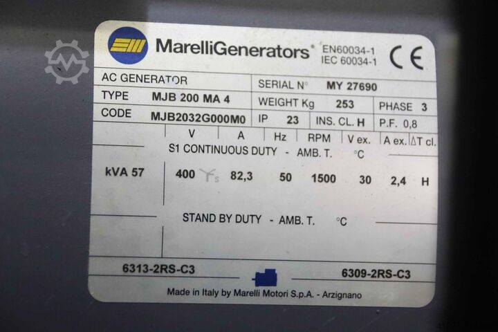 Generator 55 kVA SAB D-4107 F
