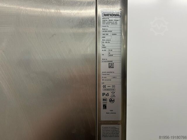 Rational iCombi Pro 10 x 1/1GN gas Rational CB1ERRA.0001175