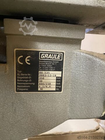 Abläng- und Gehrungskreissäge Graule ZS 135