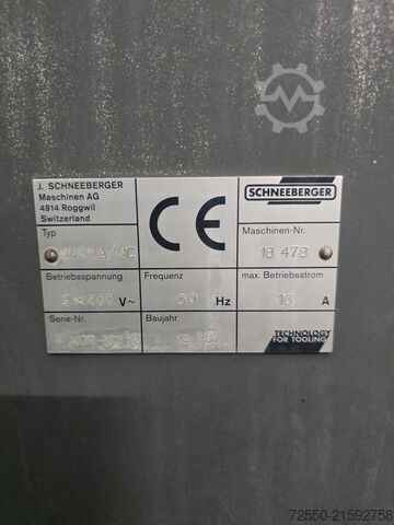 Werkzeugschleifmaschine Schneeberger NORMA NC4