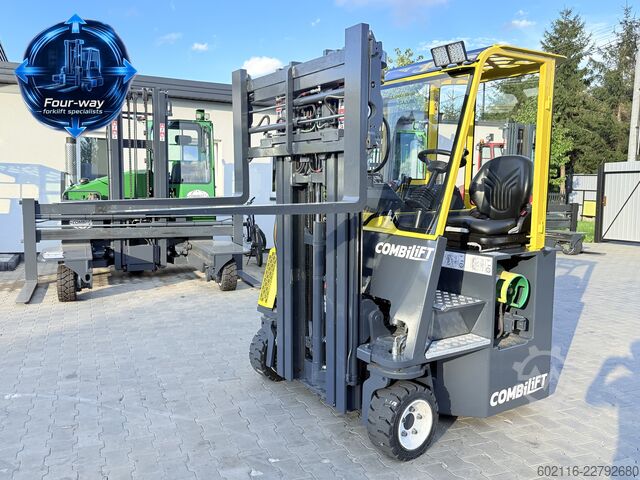 4-way forklift Combilift CB3000 GAS TRIPLEX 4900 CABIN POSITIONER