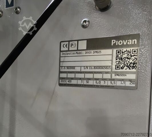 Peripheral device PIOVAN DRYER DPM605