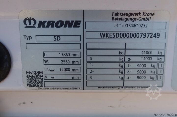 Box body Krone N/A SD