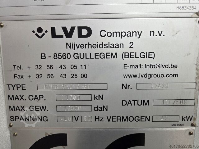 Press brake LVD PPEB 170/30