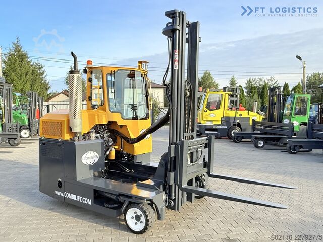 4-way forklift Combilift C3000 GAS DUPLEX 4500 FREE LIFT CABIN
