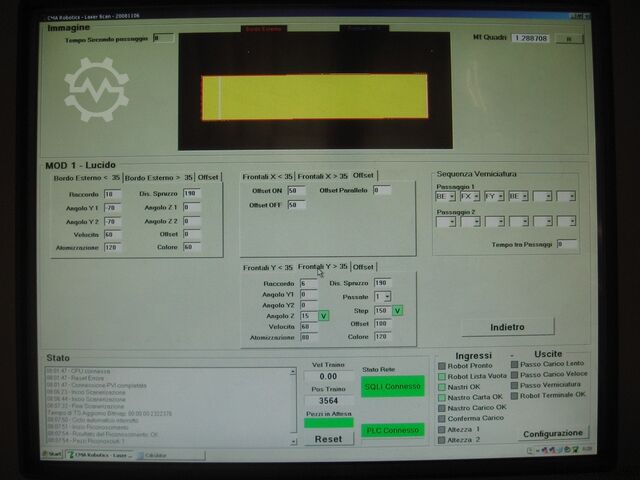Komplette Lackieranlage robot cma 