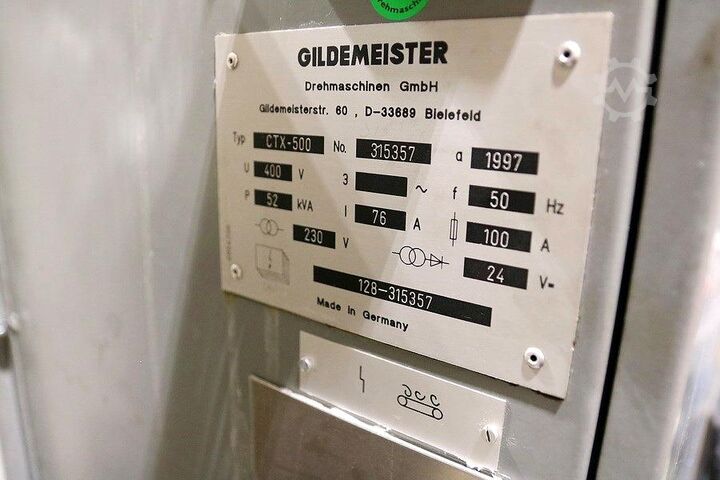 CNC-Drehmaschine GILDEMEISTER CTX 500