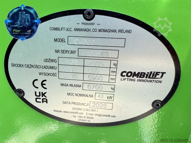 Vierwegestapler Combilift C4500 GAS TRIPLEX 5952 WIDE POSITIONER
