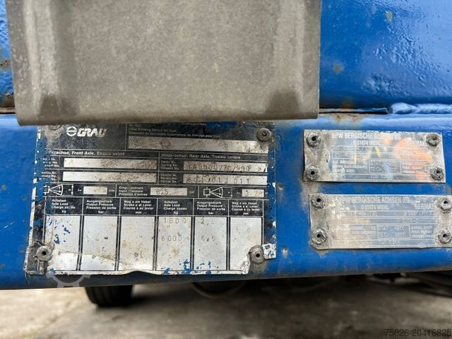 Tieflader Anhänger BLOMENRÖHR 552/6500 Tieflader 6,5t