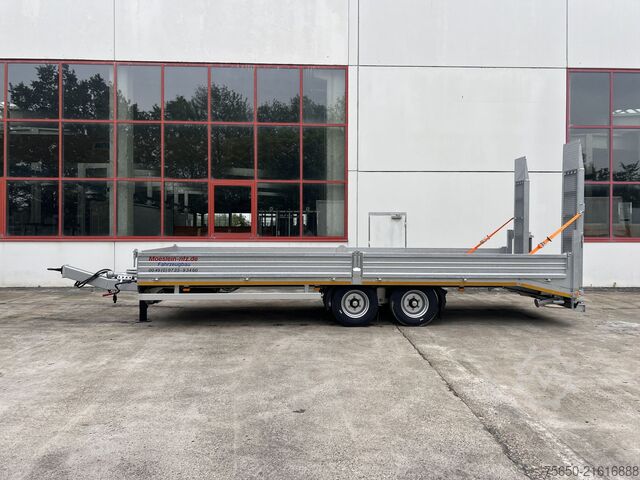 Low loader trailer Möslein TTT 11- 7,28  Neuer Tandemtieflader, 7,28 m Ladefläche