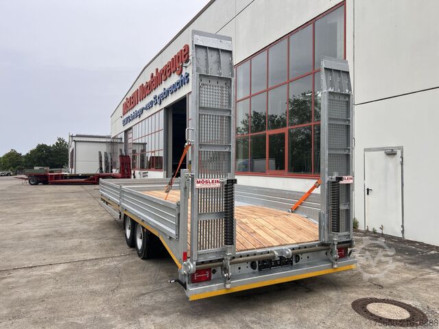 Low loader trailer Möslein TTT 11- 7,28  Neuer Tandemtieflader, 7,28 m Ladefläche
