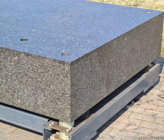 Granite measuring/control /marking plate Vibration-isolated 200x145x40cm