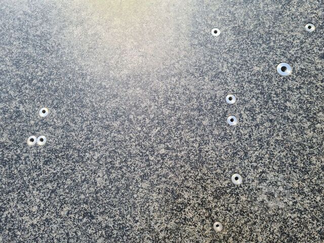 Granite measuring/control /marking plate Vibration-isolated 200x145x40cm