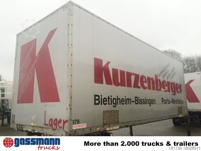 Wechselfahrgestell LKW SOMMER WK 06 P Wechselbrücke Koffer