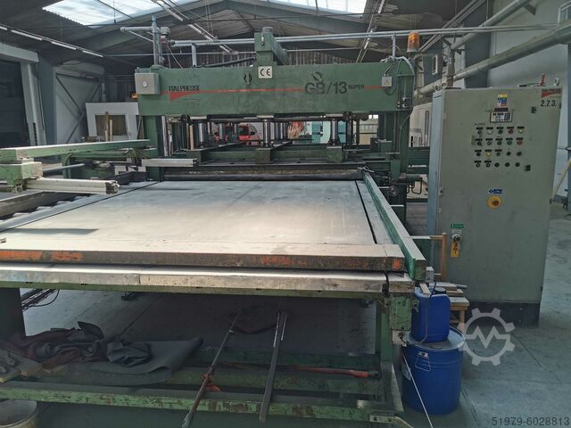 Klebholz Verleimpresslinie Weinig Italpresse Unimat - GB/13 Super - automation