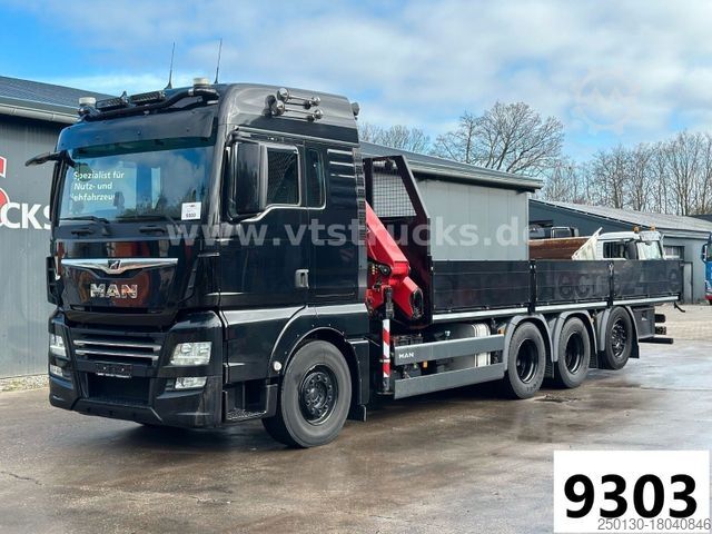 LKW mit Pritsche (offen) MAN TGX 35.460 8x4-4 BL Pritsche+HMF 1920K Ladekran