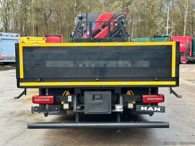 LKW mit Pritsche (offen) MAN TGX 35.460 8x4-4 BL Pritsche+HMF 1920K Ladekran