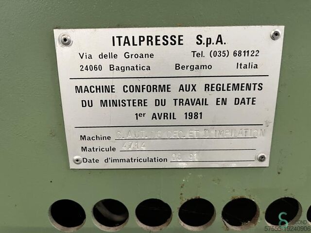 Veneer presses Italpresse GB/13 1991 Italpresse GB/13