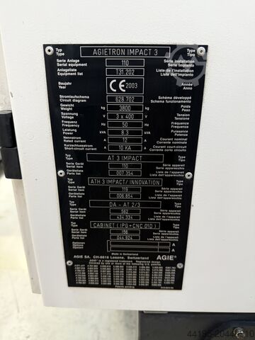 Senkerodiermaschine AGIE IMPACT 3