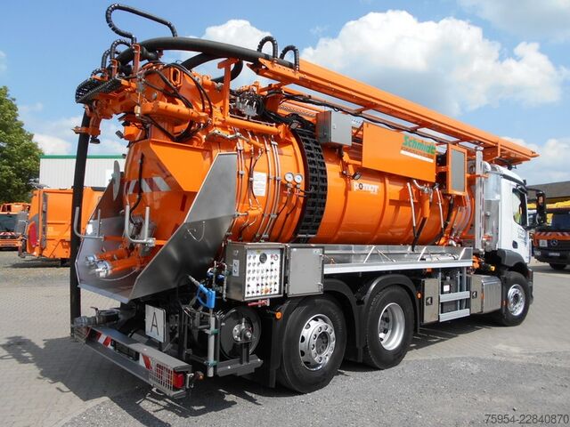 Saugwagen Mercedes-Benz Actros 2543 L 6x2 / Pontos 14 piston