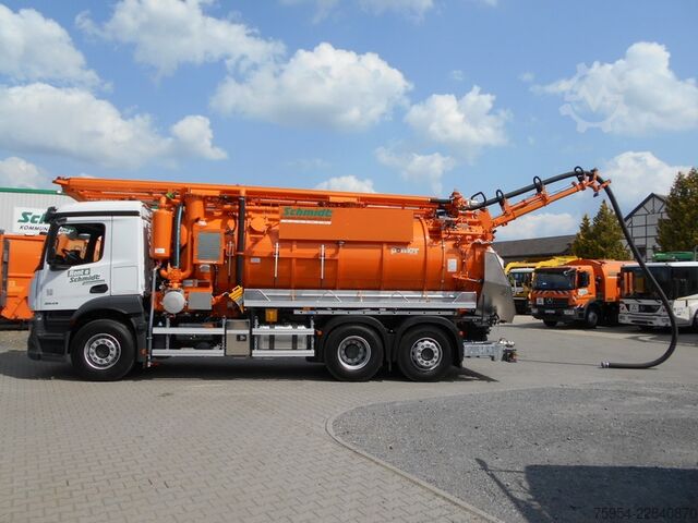 Saugwagen Mercedes-Benz Actros 2543 L 6x2 / Pontos 14 piston
