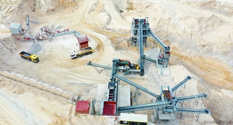 Stationäre Brechanlage FABO Stationary Crushing Plant Stationary Crushing and Screening Plants