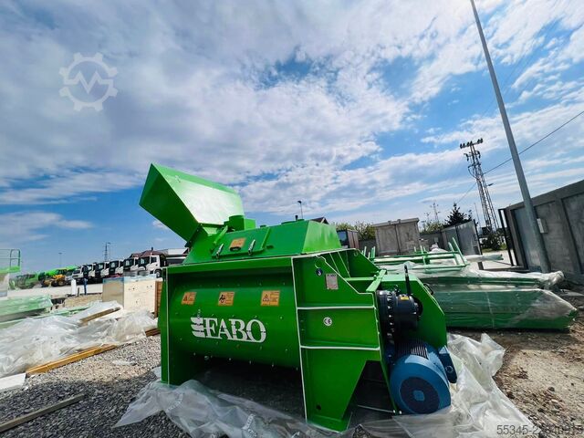 Betonmischer FABO TWIN SHAFT CONCRETE MIXER TWS 02 TWIN SHAFT CONCRETE MIXER