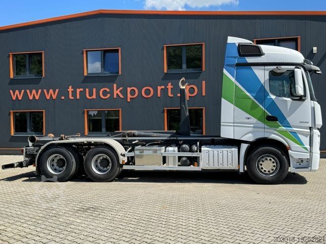 Roll-off tipper truck MERCEDES-BENZ ACTROS 2658 6x2 Abrollkipper MEILLER RK 26.67K